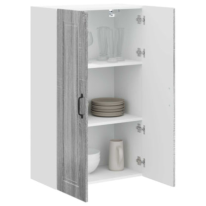 Wall Cabinet PORTO Grey Sonoma 60 x 31 x 100 cm Engineered Wood