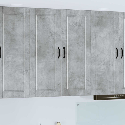 Wall Cabinet PORTO Concrete Grey 80 x 31 x 100 cm