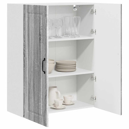 Wall Cabinet PORTO Grey Sonoma 80 x 31 x 100 cm Engineered Wood