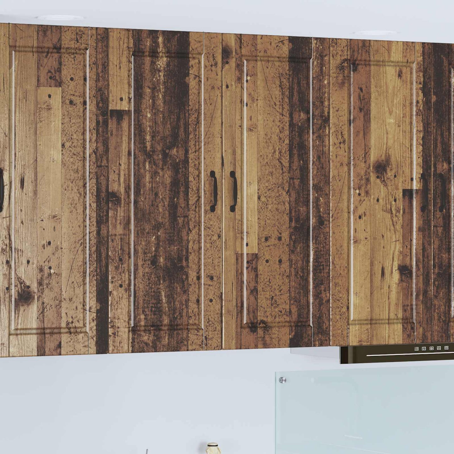 Wall Cabinet PORTO Old Wood 80 x 31 x 100 cm Engineered Wood