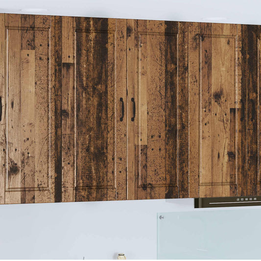 Wall Cabinet PORTO Old Wood 80 x 31 x 100 cm Engineered Wood