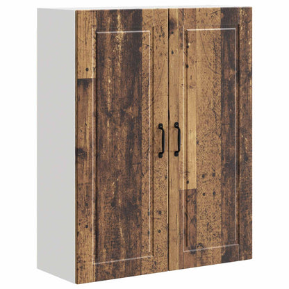 Wall Cabinet PORTO Old Wood 80 x 31 x 100 cm Engineered Wood