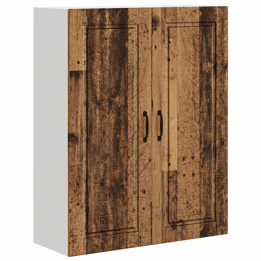 Wall Cabinet PORTO Old Wood 80 x 31 x 100 cm Engineered Wood