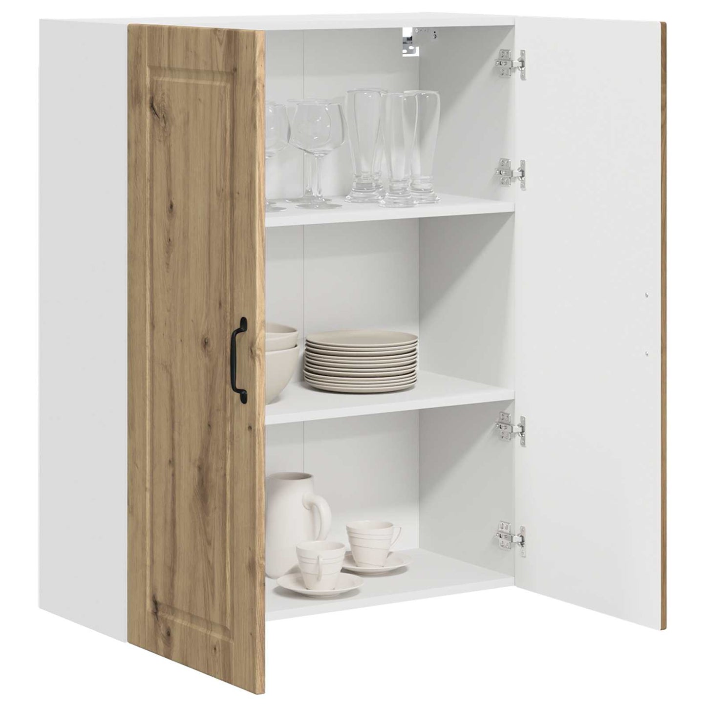 Wall Cabinet PORTO Artisan Oak 80 x 31 x 100 cm Engineered Wood