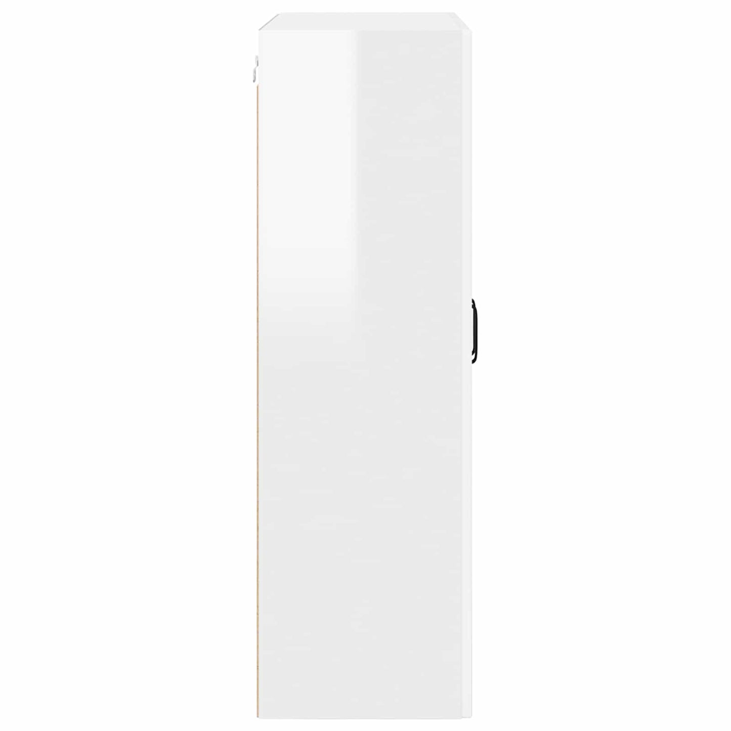 Wall Glass Cabinet PORTO High Gloss White 80 x 31 x 100 cm