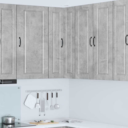 Wall Corner Cabinet PORTO Concrete Grey 57 x 57 x 100 cm