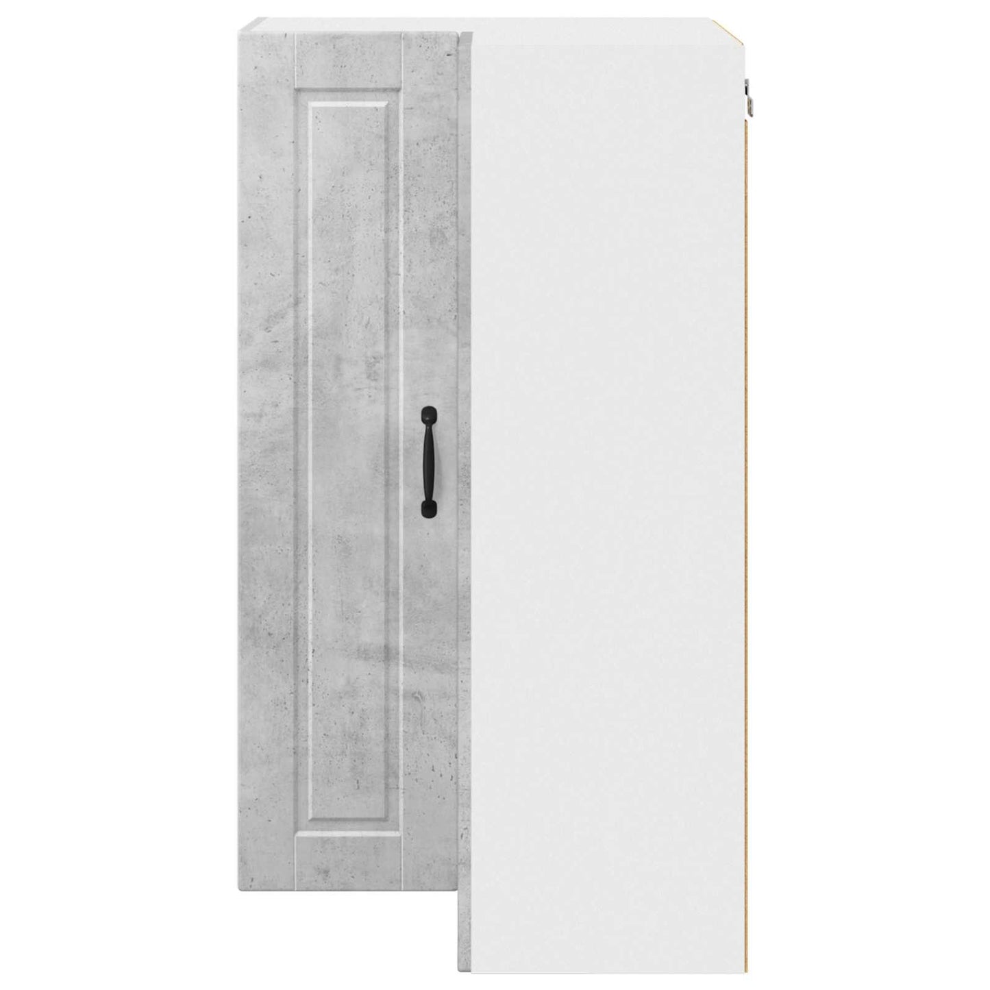 Wall Corner Cabinet PORTO Concrete Grey 57 x 57 x 100 cm