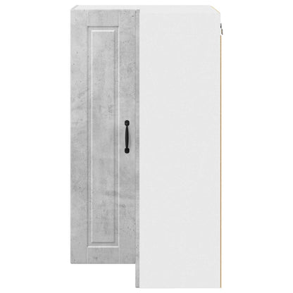 Wall Corner Cabinet PORTO Concrete Grey 57 x 57 x 100 cm