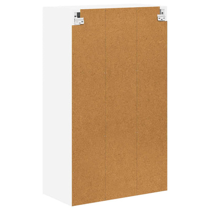 Wall Glass Cabinet PORTO White 60 x 31 x 100 cm Engineered Wood