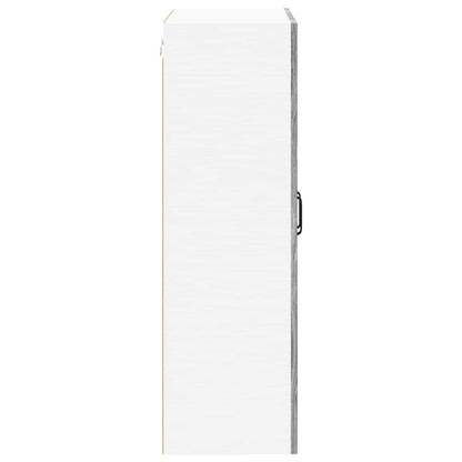 Wall Glass Cabinet PORTO Grey Sonoma 60 x 31 x 100 cm