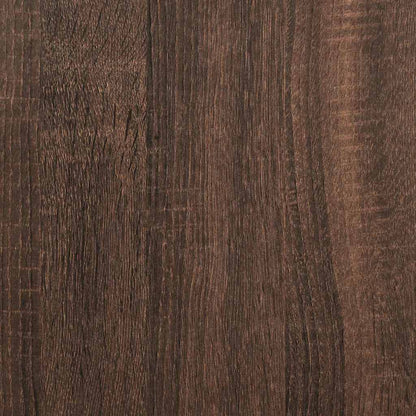 Wall Glass Cabinet PORTO Brown Oak 60 x 31 x 100 cm