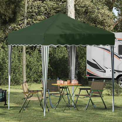Pop-up Party Tent 195 x 195 x 245 cm Green Oxford Fabric