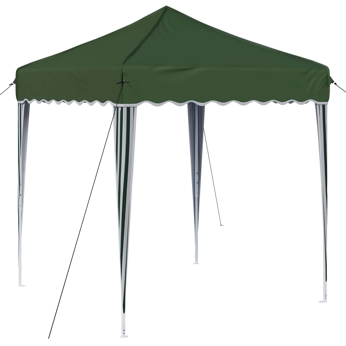 Pop-up Party Tent 195 x 195 x 245 cm Green Oxford Fabric