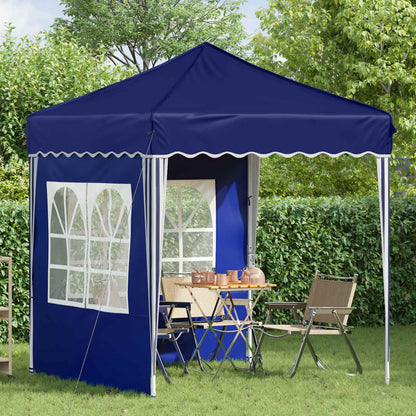 Pop-up Party Tent Blue 195 x 195 x 245 cm Oxford Fabric