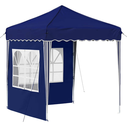 Pop-up Party Tent Blue 195 x 195 x 245 cm Oxford Fabric