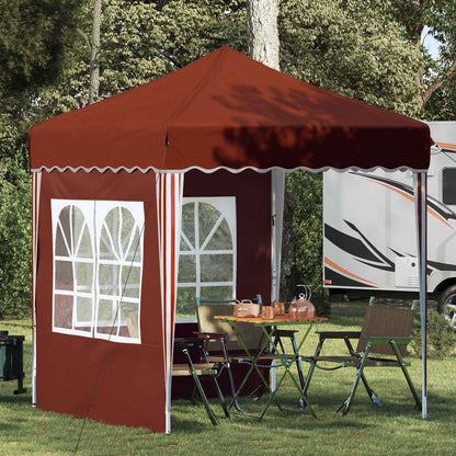 Pop-up Party Tent 195 x 195 x 245 cm Terracotta Oxford Fabric