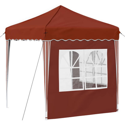 Pop-up Party Tent 195 x 195 x 245 cm Terracotta Oxford Fabric