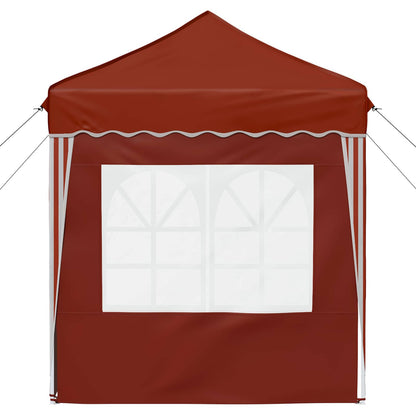 Pop-up Party Tent 195 x 195 x 245 cm Terracotta Oxford Fabric