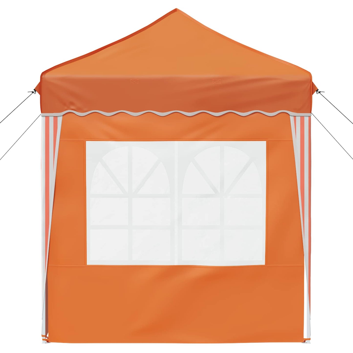 Pop-up Party Tent 195 x 195 x 245 cm Orange Oxford Fabric