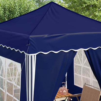 Pop-up Party Tent 195 x 195 x 245 cm Blue Oxford Fabric
