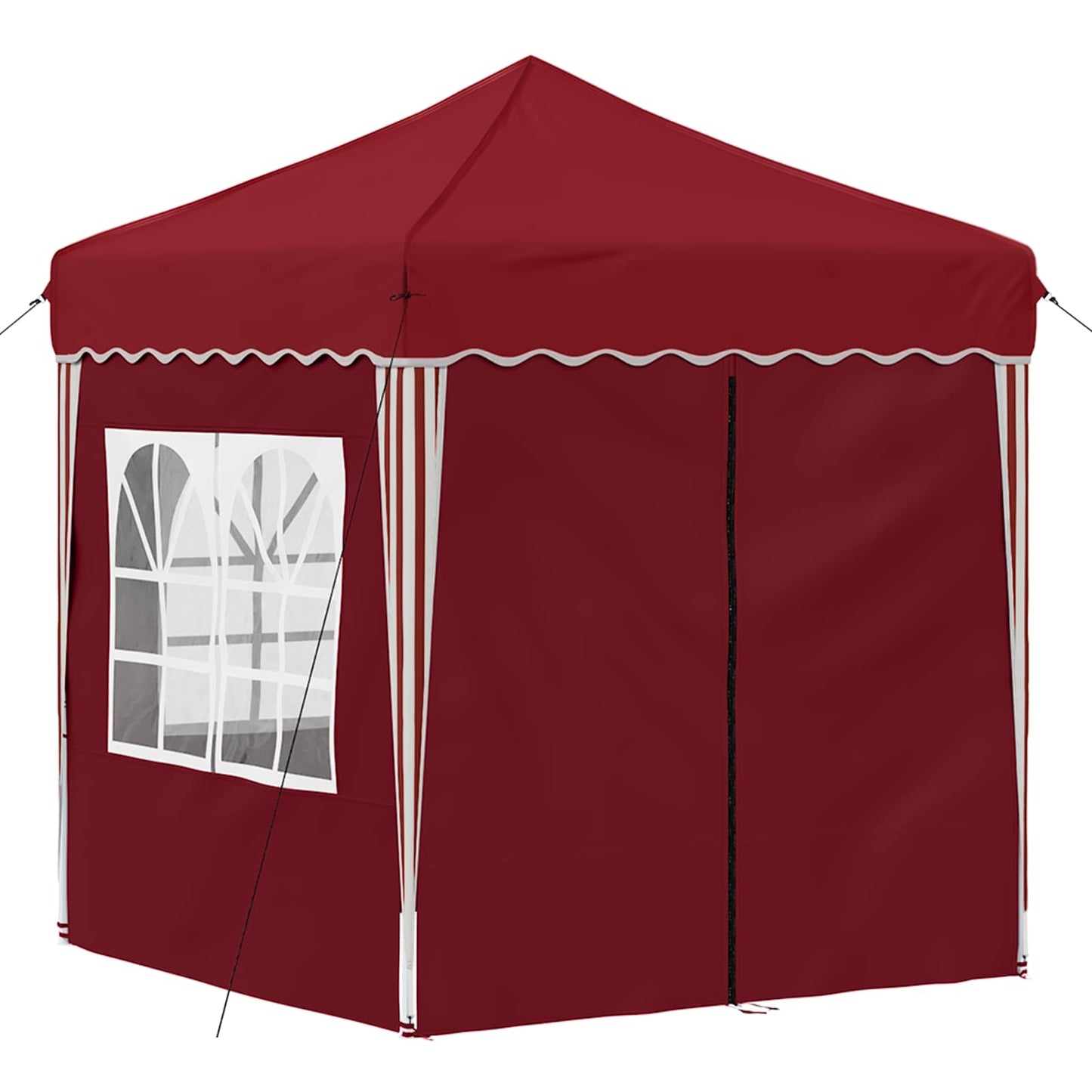 Pop-up Party Tent 195 x 195 x 245 cm Burgundy Oxford Fabric