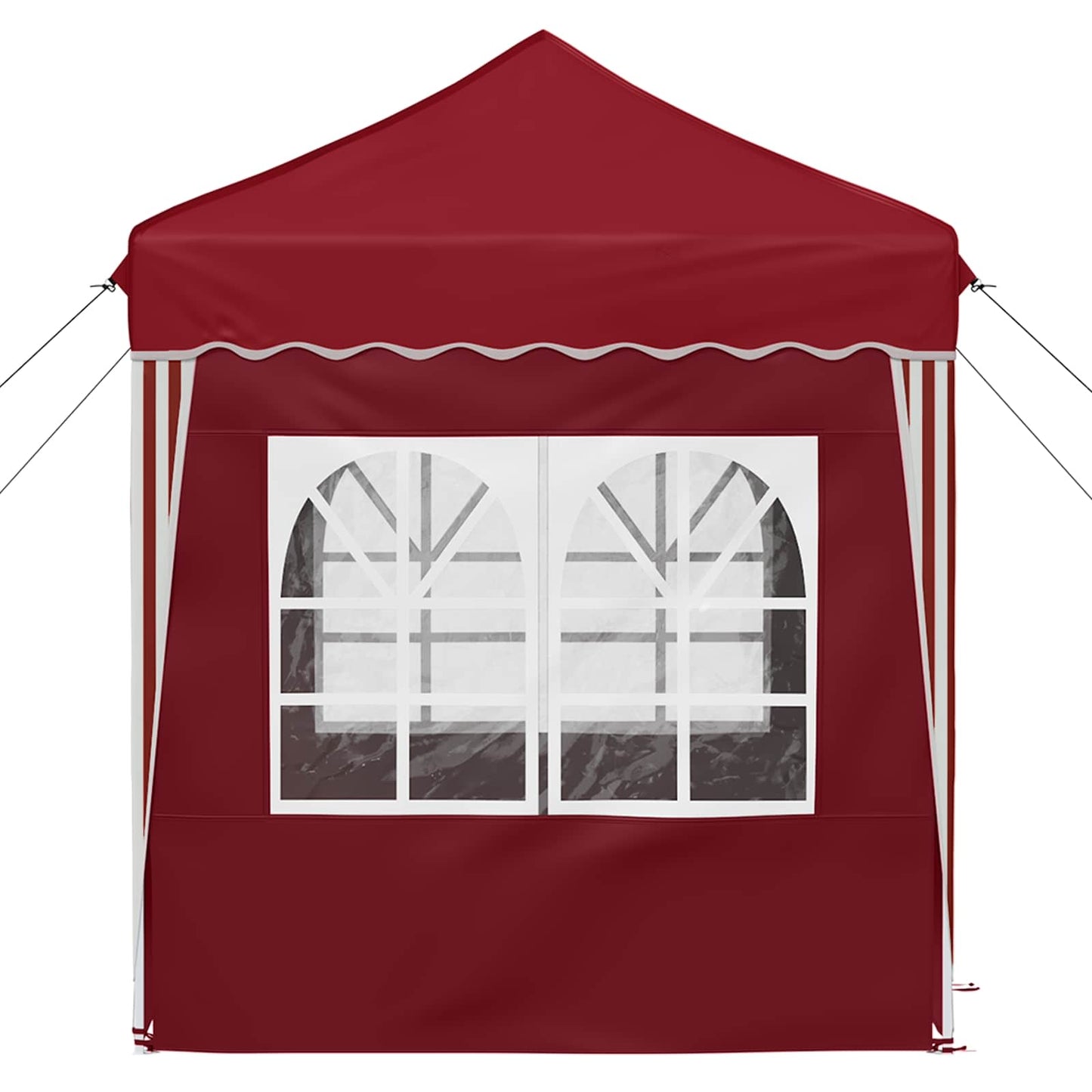 Pop-up Party Tent 195 x 195 x 245 cm Burgundy Oxford Fabric
