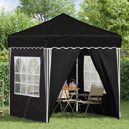Pop-up Party Tent 195 x 195 x 245 cm Black Oxford Fabric