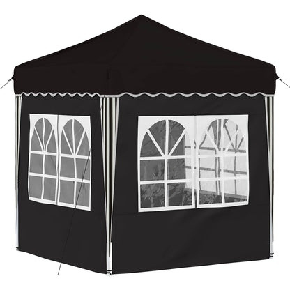 Pop-up Party Tent 195 x 195 x 245 cm Black Oxford Fabric