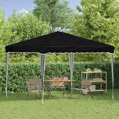 Pop-up Party Tent 288 x 288 x 245 cm Black Oxford Fabric