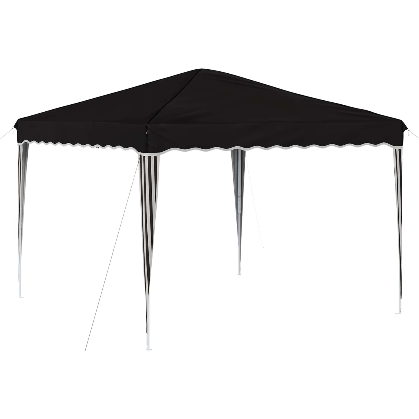 Pop-up Party Tent 288 x 288 x 245 cm Black Oxford Fabric