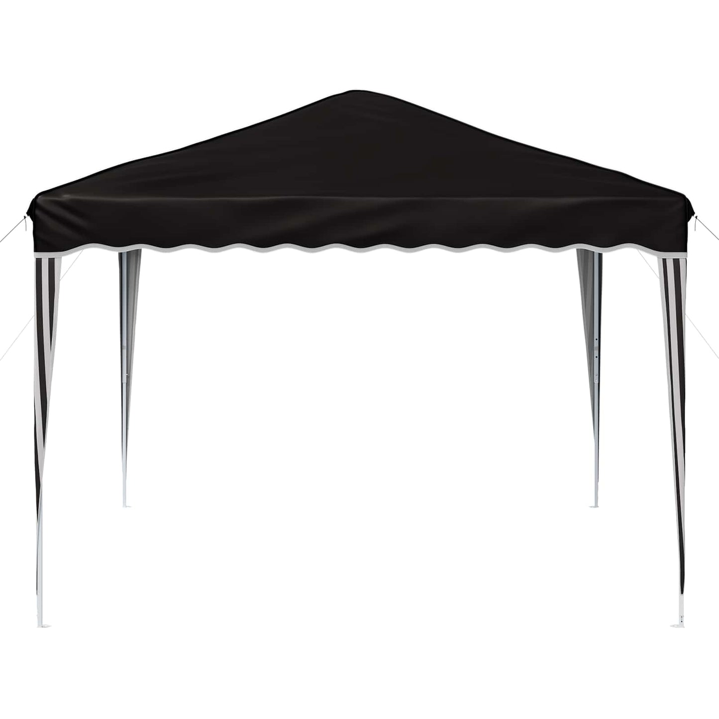 Pop-up Party Tent 288 x 288 x 245 cm Black Oxford Fabric
