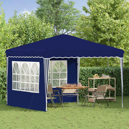 Pop-up Party Tent 288 x 288 x 245 cm Blue Oxford Fabric