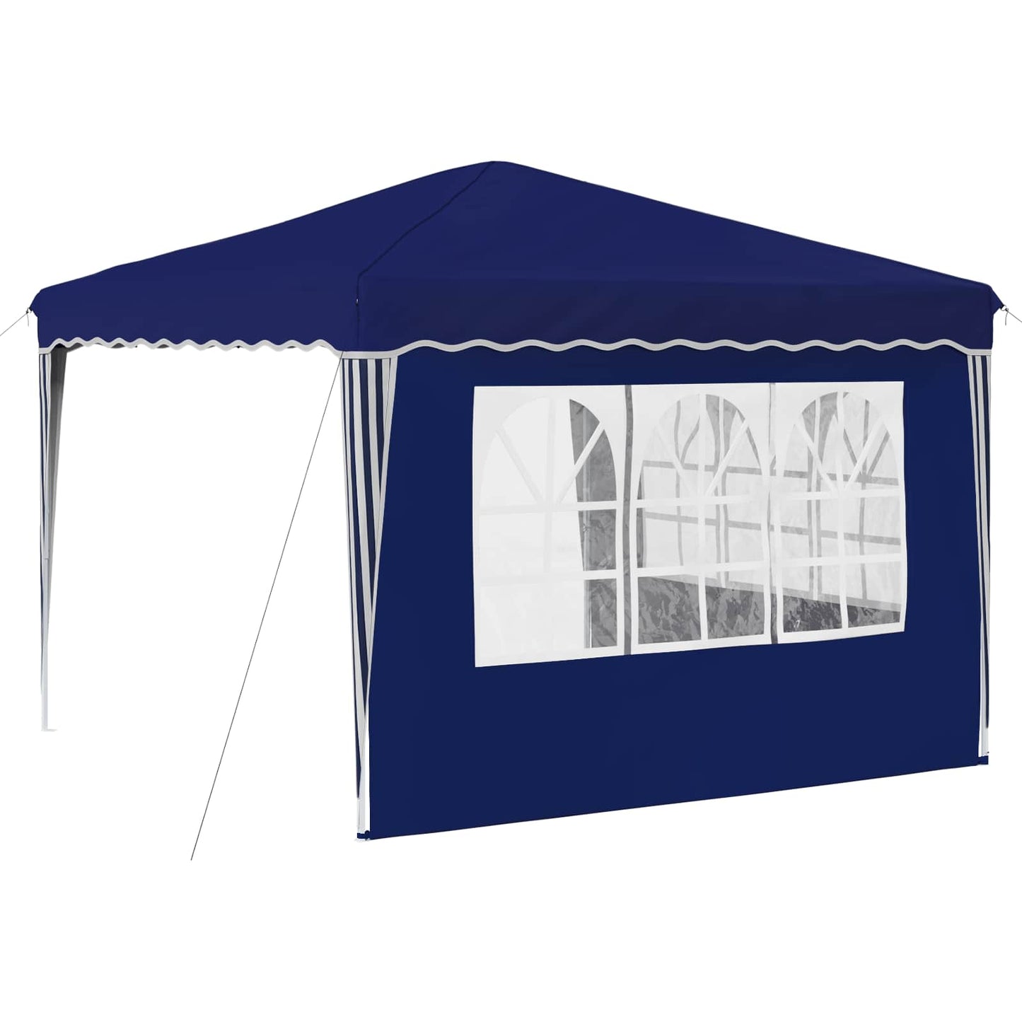 Pop-up Party Tent 288 x 288 x 245 cm Blue Oxford Fabric