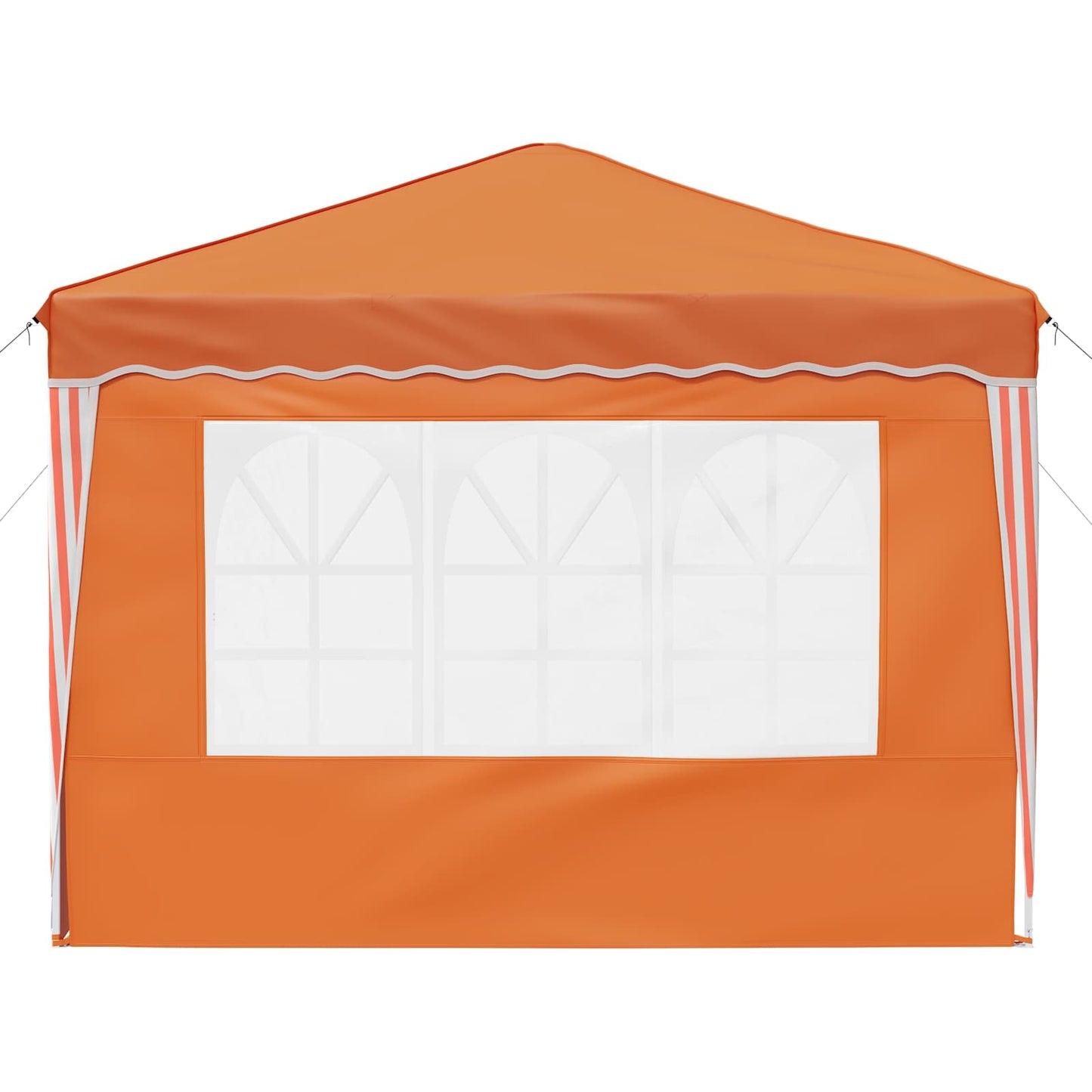 Pop-up Party Tent 288 x 288 x 245 cm Orange Oxford Fabric