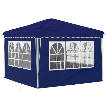 Pop-up Party Tent 288 x 288 x 245 cm Blue Oxford Fabric