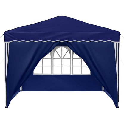 Pop-up Party Tent 288 x 288 x 245 cm Blue Oxford Fabric