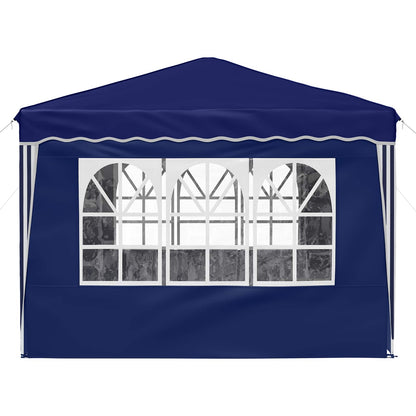 Pop-up Party Tent 288 x 288 x 245 cm Blue Oxford Fabric