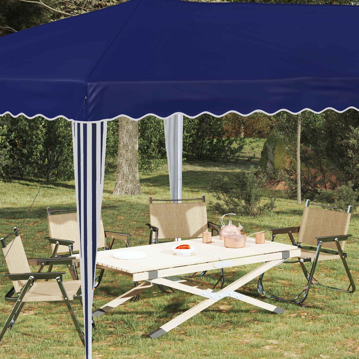 Pop-up Party Tent 575 x 290 x 245 cm Blue