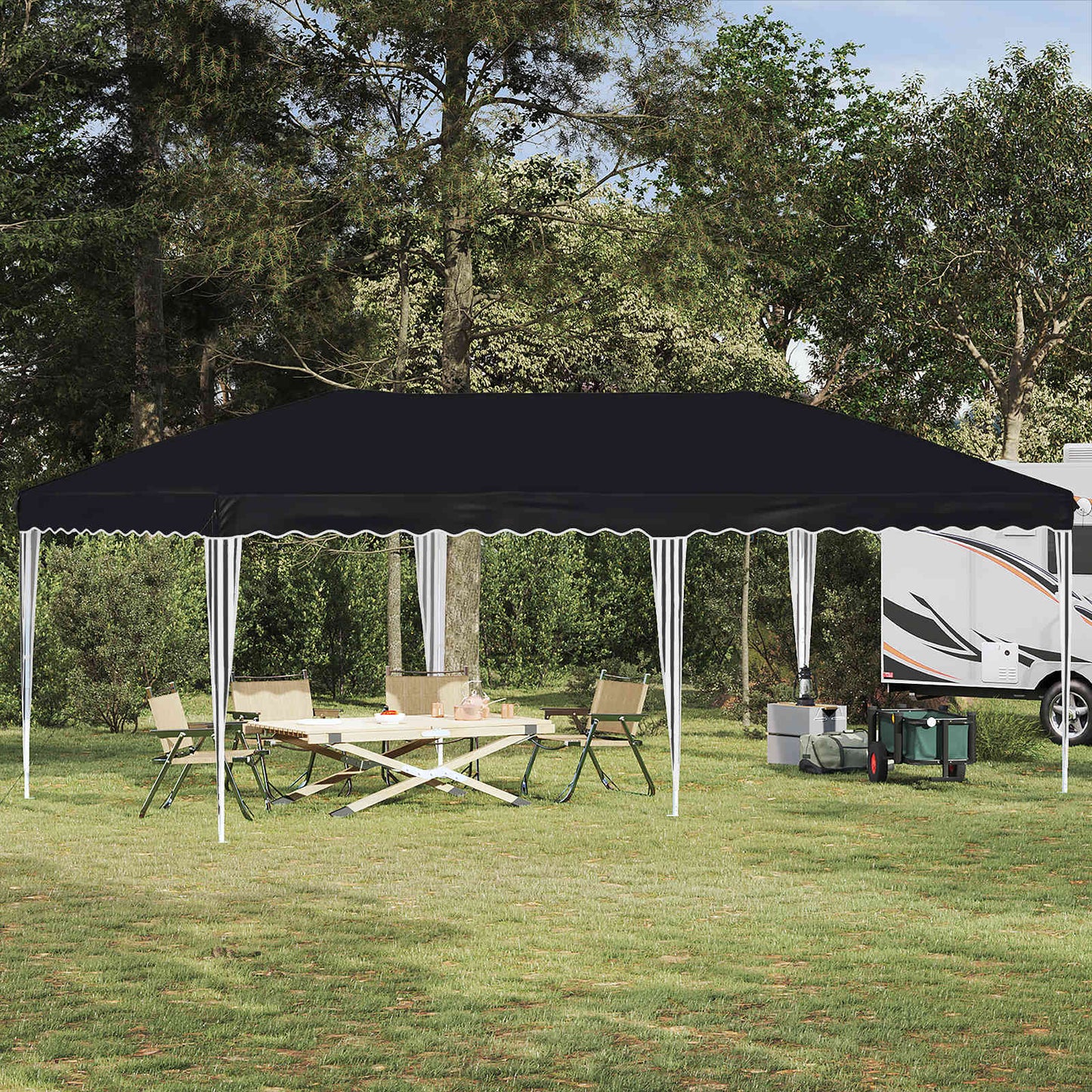 Pop-up Party Tent 575 x 290 x 245 cm Antracite