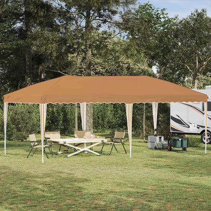 Pop-up Party Tent 575 x 290 x 245 cm Beige