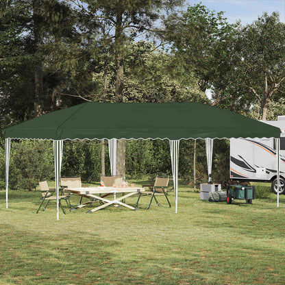 Pop-up Party Tent 575 x 290 x 245 cm Green