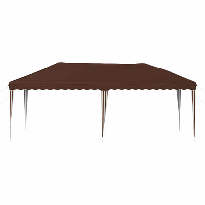 Pop-up Party Tent 575 x 290 x 245 cm Brown