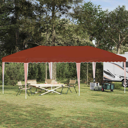 Pop-up Party Tent 575 x 290 x 245 cm Terracotta