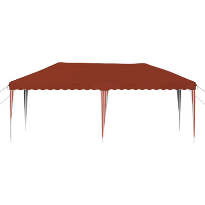 Pop-up Party Tent 575 x 290 x 245 cm Terracotta