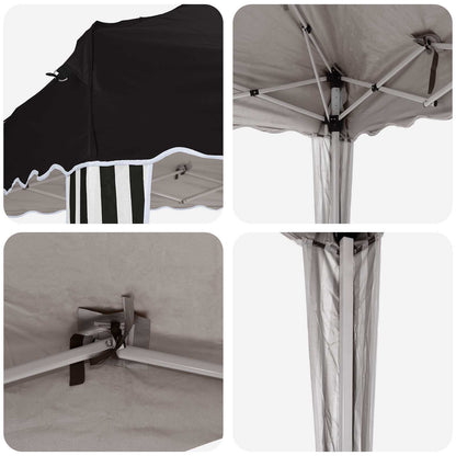 Pop-up Party Tent 575 x 290 x 245 cm Black