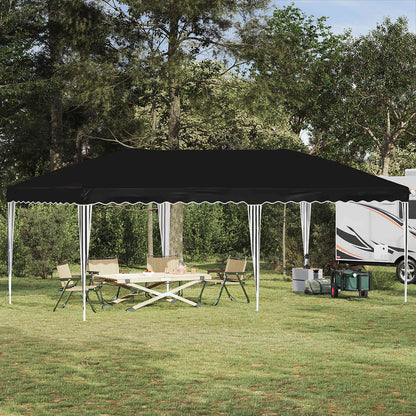 Pop-up Party Tent 575 x 290 x 245 cm Black