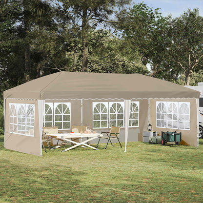 Pop-up Party Tent 575 x 289 x 245 cm Cream