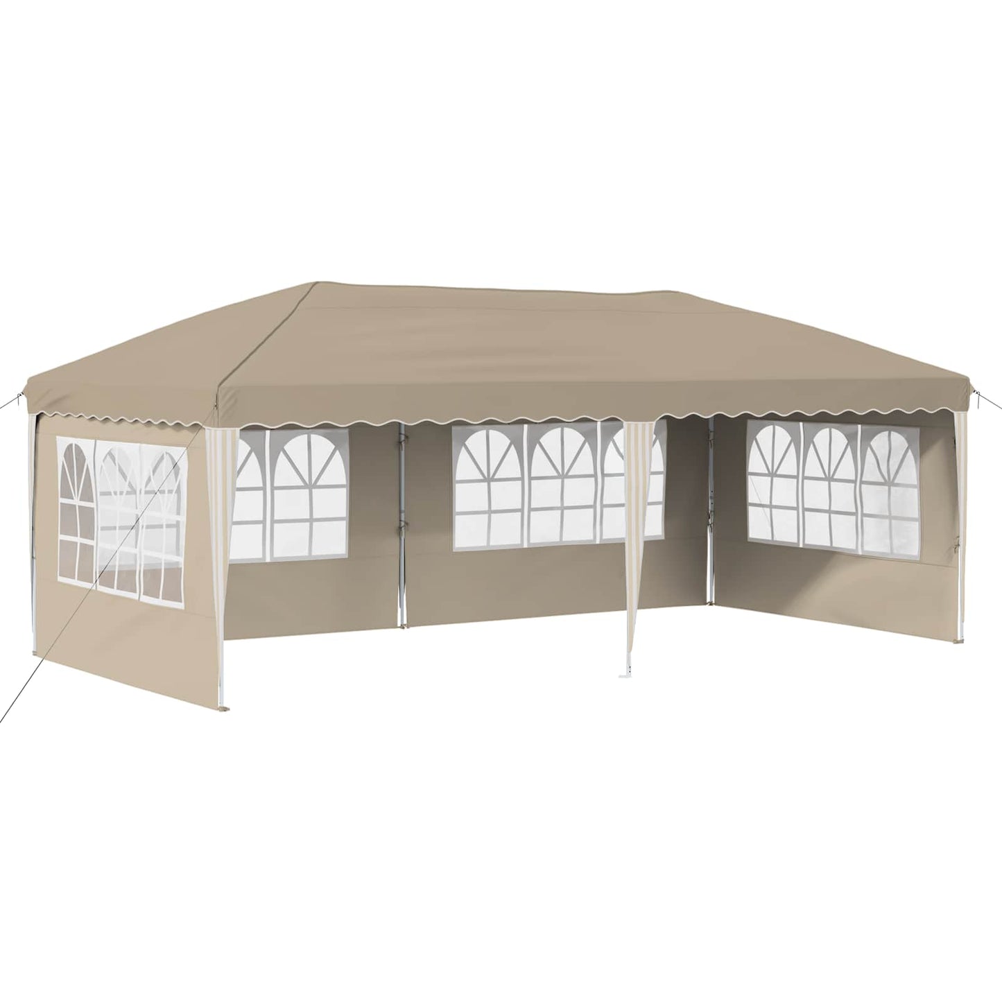 Pop-up Party Tent 575 x 289 x 245 cm Cream