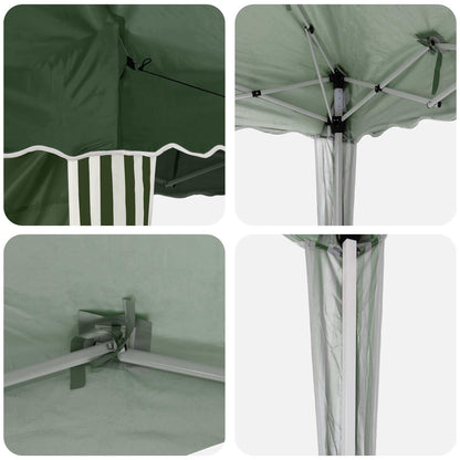 Pop-up Party Tent 575 x 289 x 245 cm Green