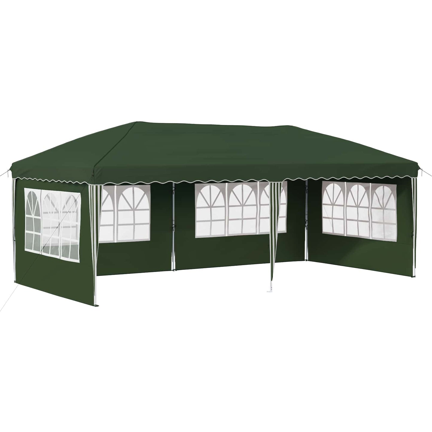 Pop-up Party Tent 575 x 289 x 245 cm Green